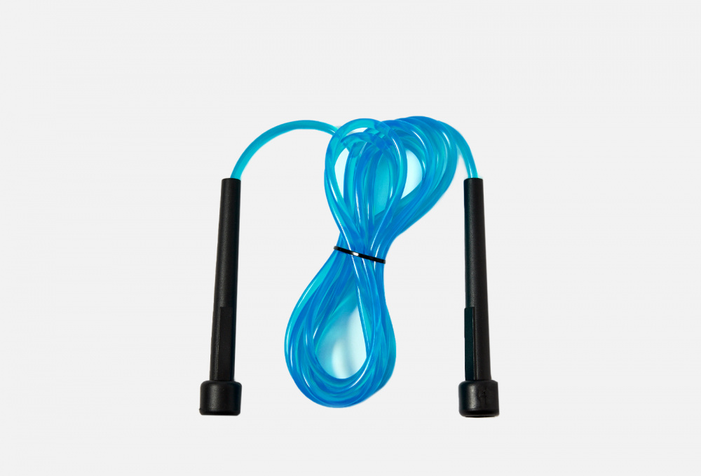 цена Скакалка скоростная пластиковая BRADEX Rope Speed Plastic, Blue 1 шт