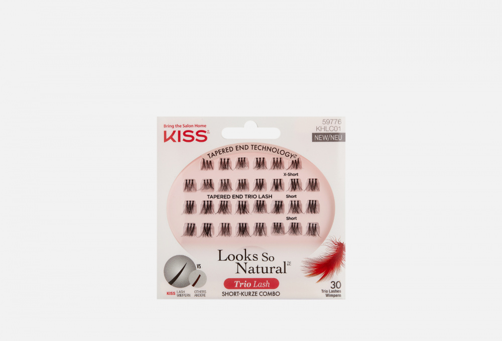 Накладные пучки короткой длины KISS NEW YORK PROFESSIONAL - фото 1