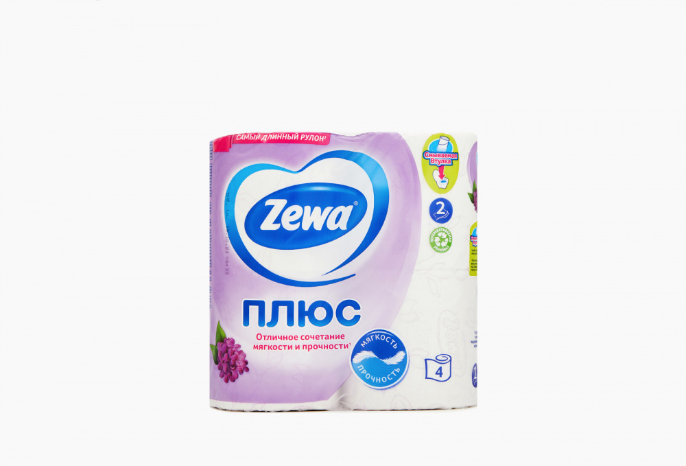 Туалетная бумага, 2 слоя ZEWA