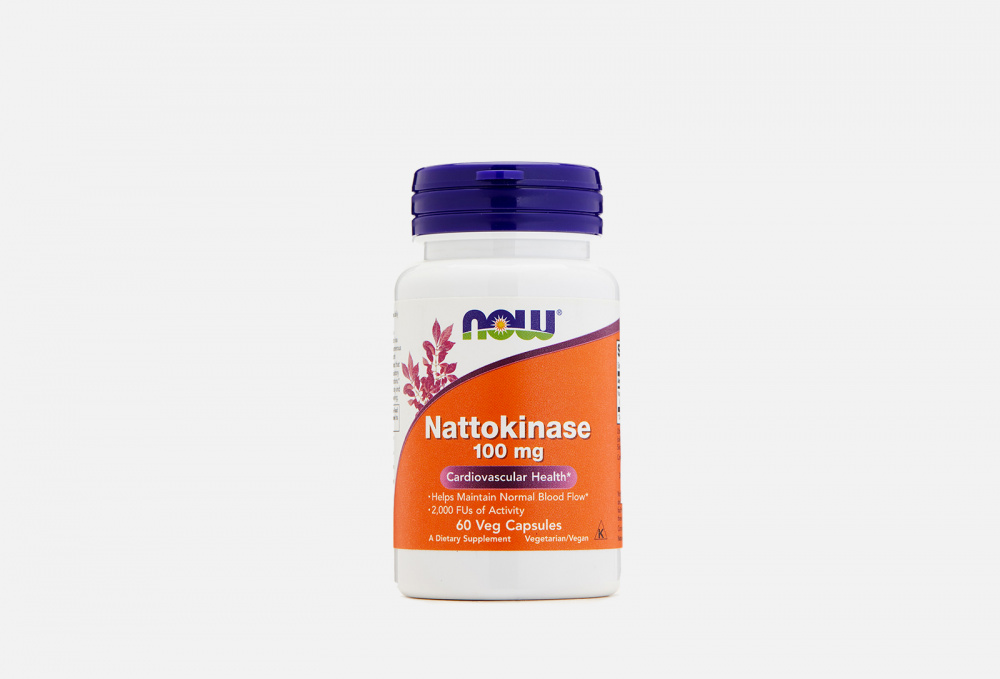 Биологически активная добавка NOW Nattokinase 60 шт
