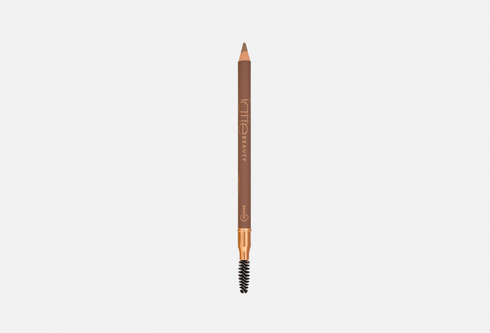 Пудровый карандаш для бровей, цвет коричневый