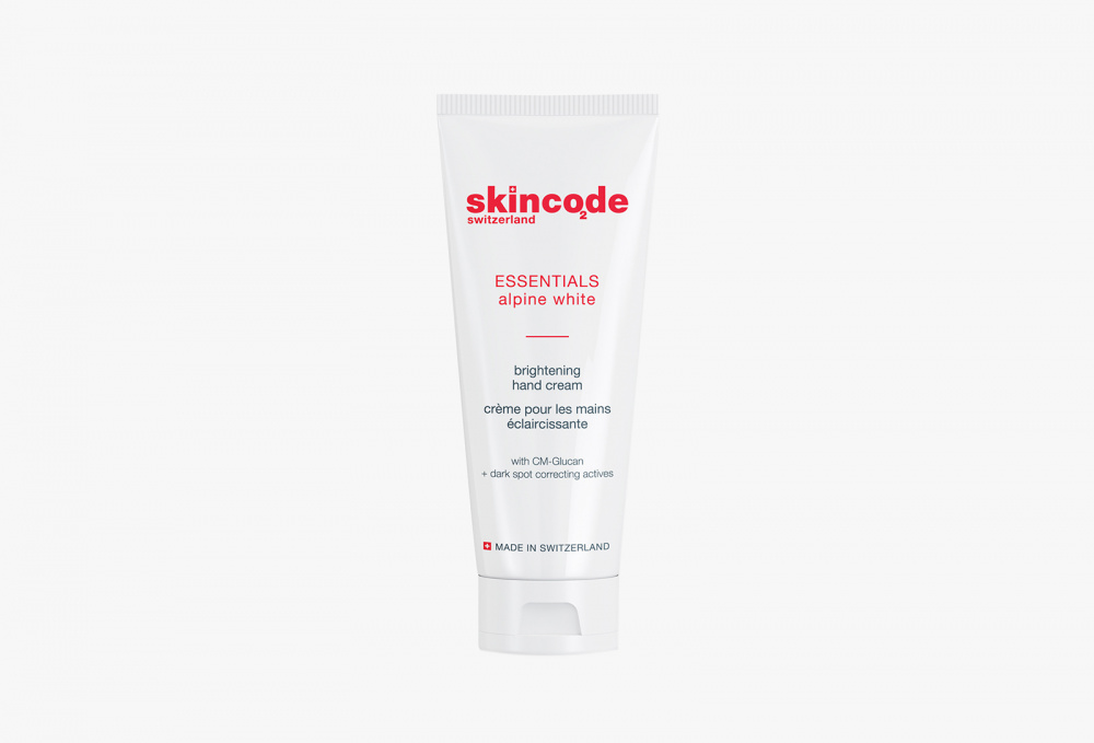 Осветляющий крем для рук SKINCODE Alpine White Brightening Hand Cream 75 мл