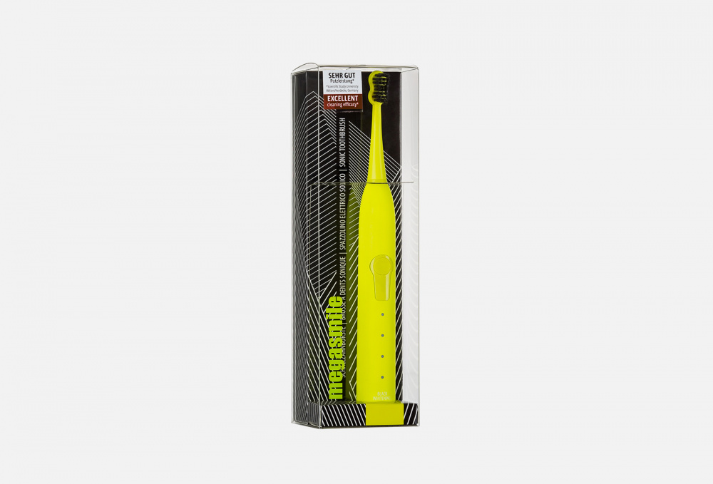 Электрическая звуковая зубная щетка MEGASMILE Sonic Black Whitening Ii Electric Toothbrush Yellow 1 шт