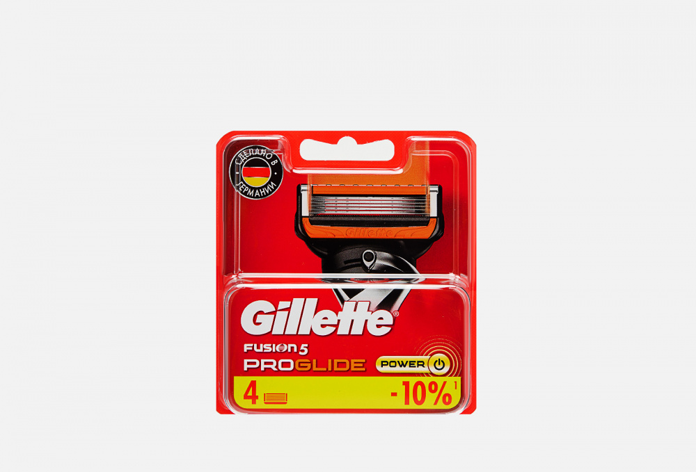 Сменные кассеты для бритвы, 4 шт. GILLETTE Fusion5 Proglide Power 4 шт