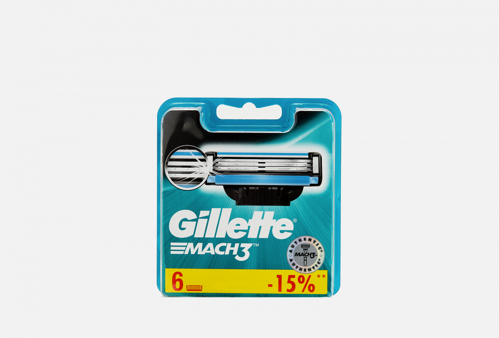 Купить Сменные кассеты для бритья 6 шт, GILLETTE