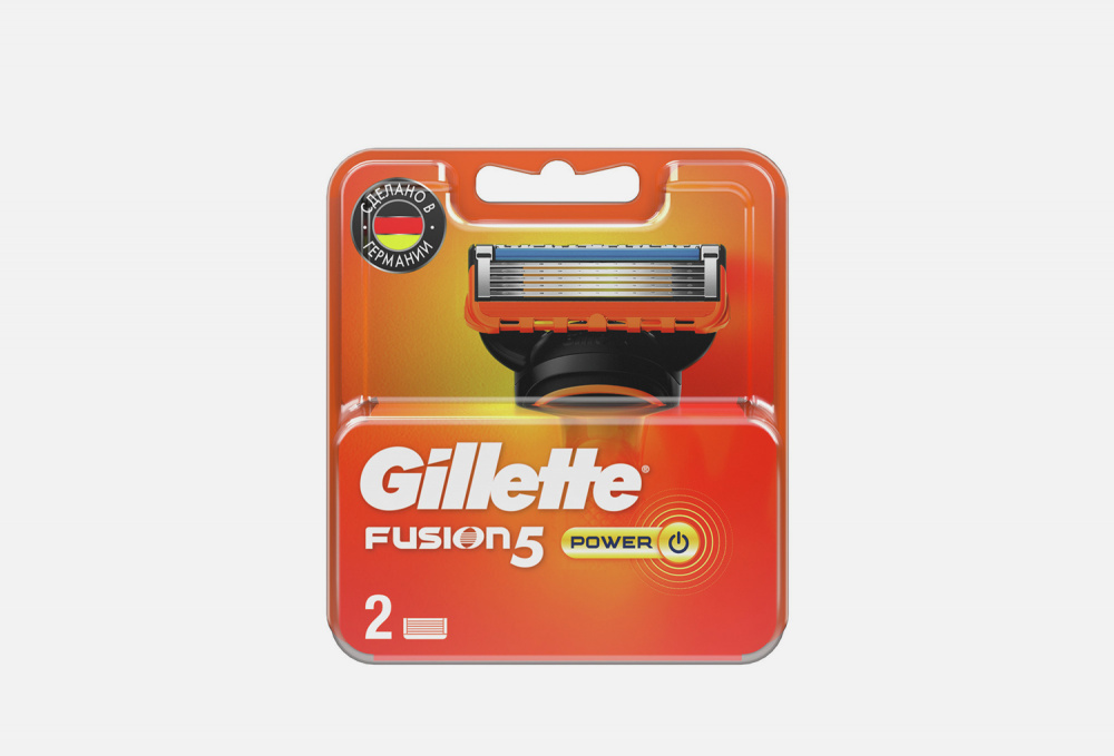 Сменные кассеты 2шт. GILLETTE Fusion Power 2 шт
