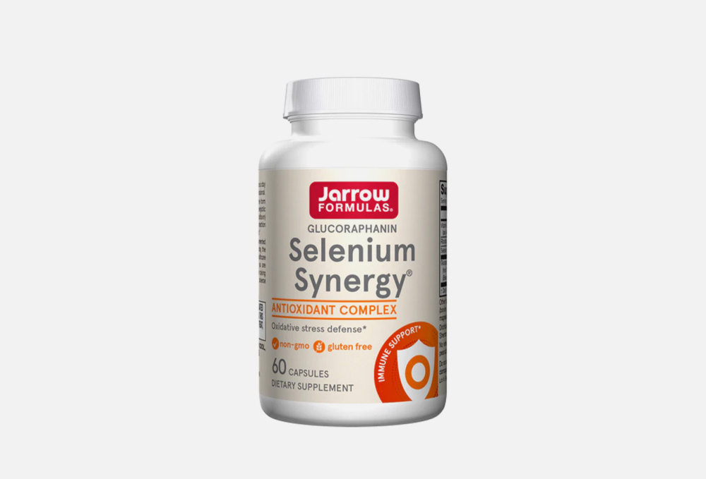 БАД для укрепления иммунитета JARROW FORMULAS Selenium Synergy Селен, Витамин Е 60 шт