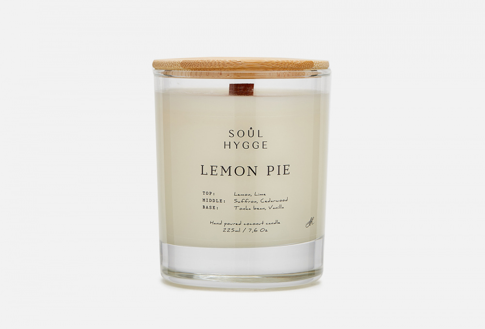 Ароматическая свеча SOUL HYGGE Lemon Pie 225 гр