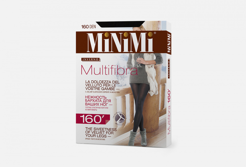 Колготки MINIMI Multifibra Nero, 160 Den 5 размер