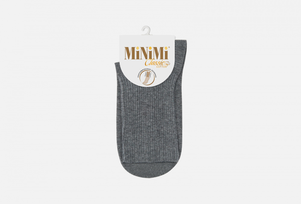 Носки женские MINIMI Cotone Меланж Grigio Серые 35-38 размер