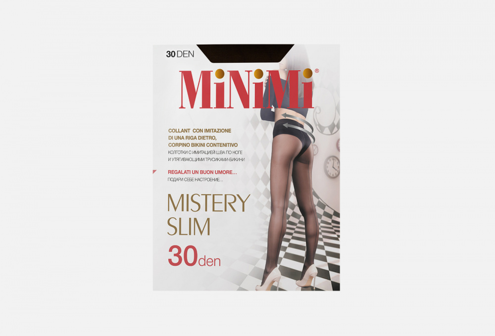Колготки MINIMI Mistery Slim Nero, 30 Den 4 размер