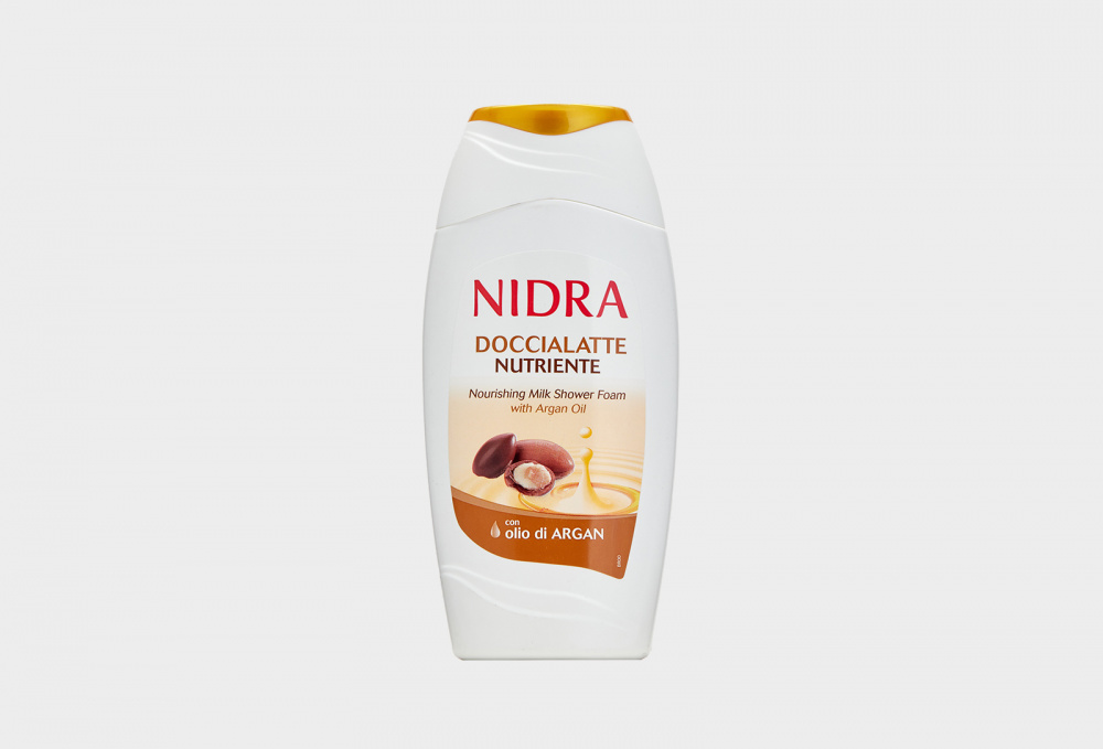 Пена-молочко для душа с аргановым маслом питательная NIDRA Milk Shower Foam With Argan Oil 250 мл