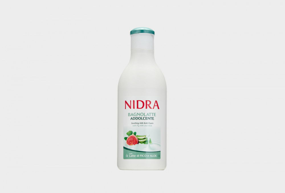 Пена-молочко для ванны смягчающее молоко, инжир, алоэ NIDRA Milk Bath Foam With Fig Milk And Aloe 750 мл