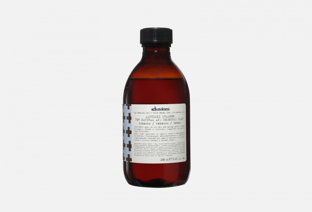 Шампунь для натуральных и окрашенных волос (Табак) DAVINES Alchemic Shampoo For Natural And Coloured Hair (tobacco) 280 мл