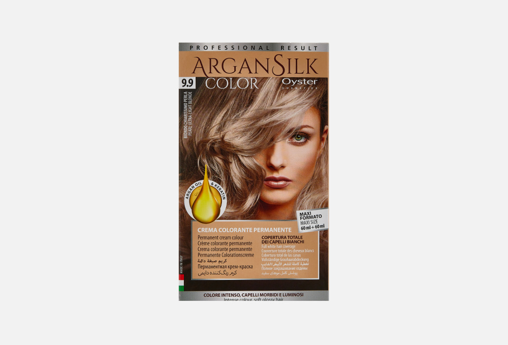 Перманентная крем-краска для волос OYSTER, цвет золотой