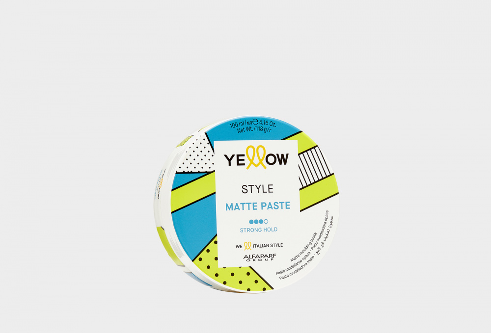 Паста матирующая сильной фиксации YELLOW Style Matte Paste 100 мл hipster паста matte paste средняя фиксация 100 мл