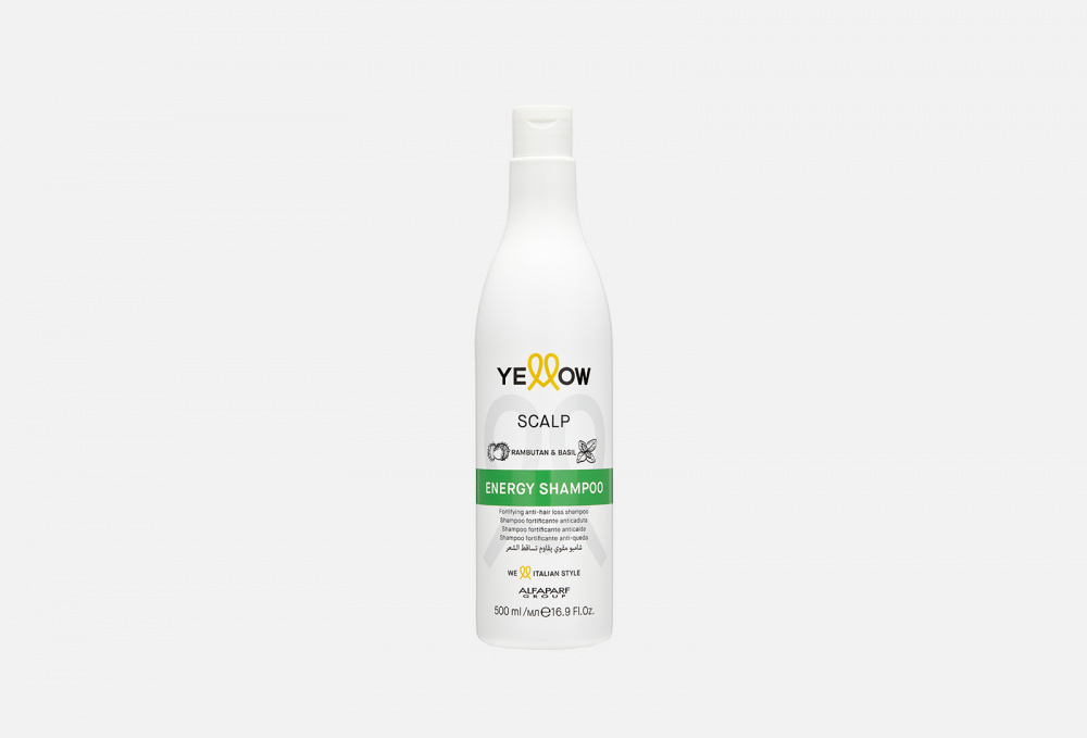 Шампунь энергетический для роста волос YELLOW Energy Shampoo 500 мл
