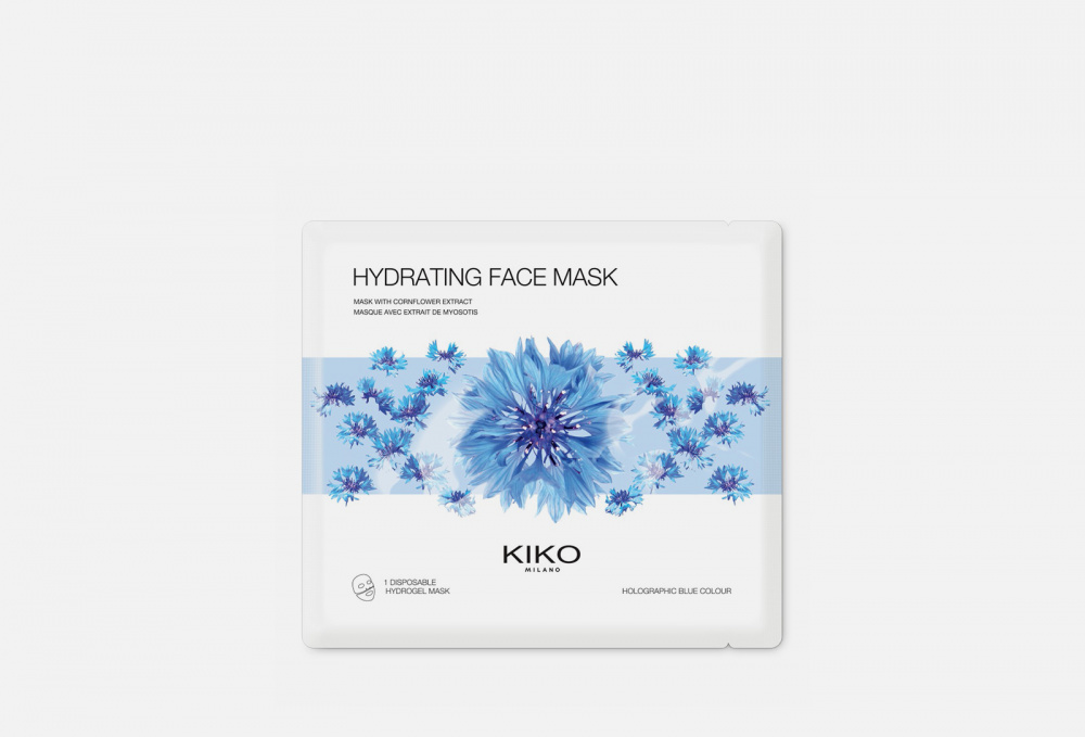 Увлажняющая гидрогелевая маска с экстрактом василька KIKO MILANO - фото 1