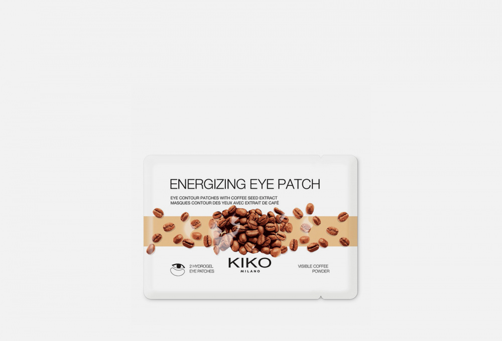 Тонизирующие гидрогелевые патчи с экстрактом кофе для области вокруг глаз KIKO MILANO - фото 1