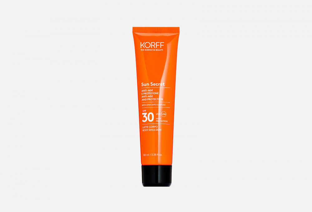 Солнцезащитная эмульсия для тела SPF 30 KORFF Sun Secret Anti-age And Protection Body Emulsion 100 мл 