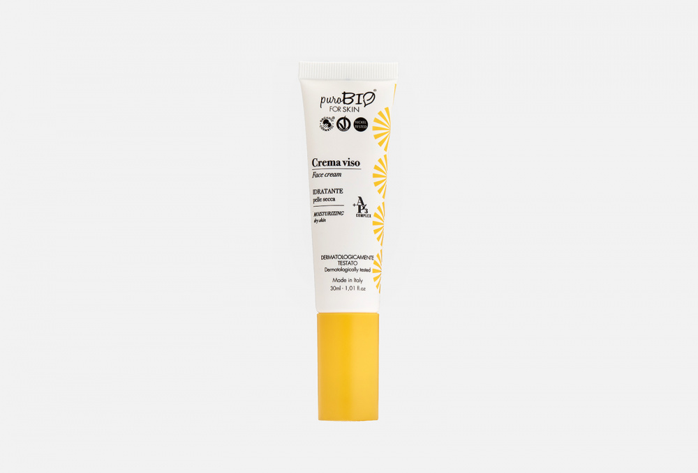 Крем для сухой кожи PUROBIO COSMETICS Face Cream Moisturizing For Dry Skin 30 мл