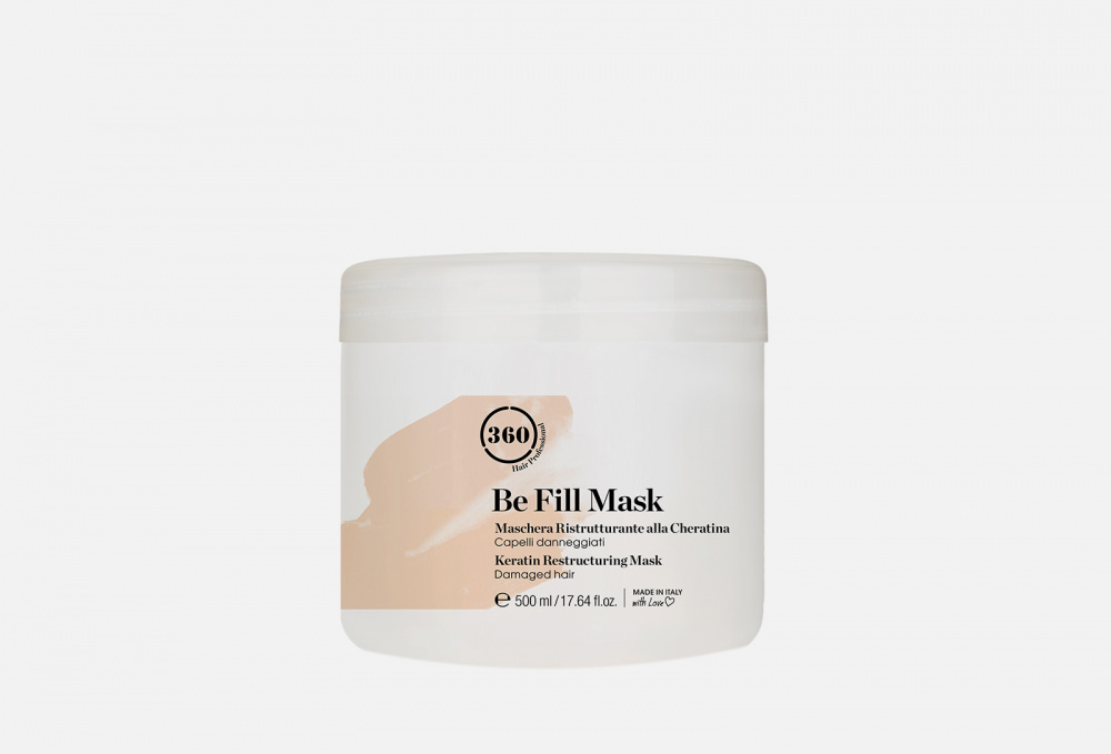 Реструктурирующая маска для волос 360 HAIR PROFESSIONAL Be Fill Mask 500 мл