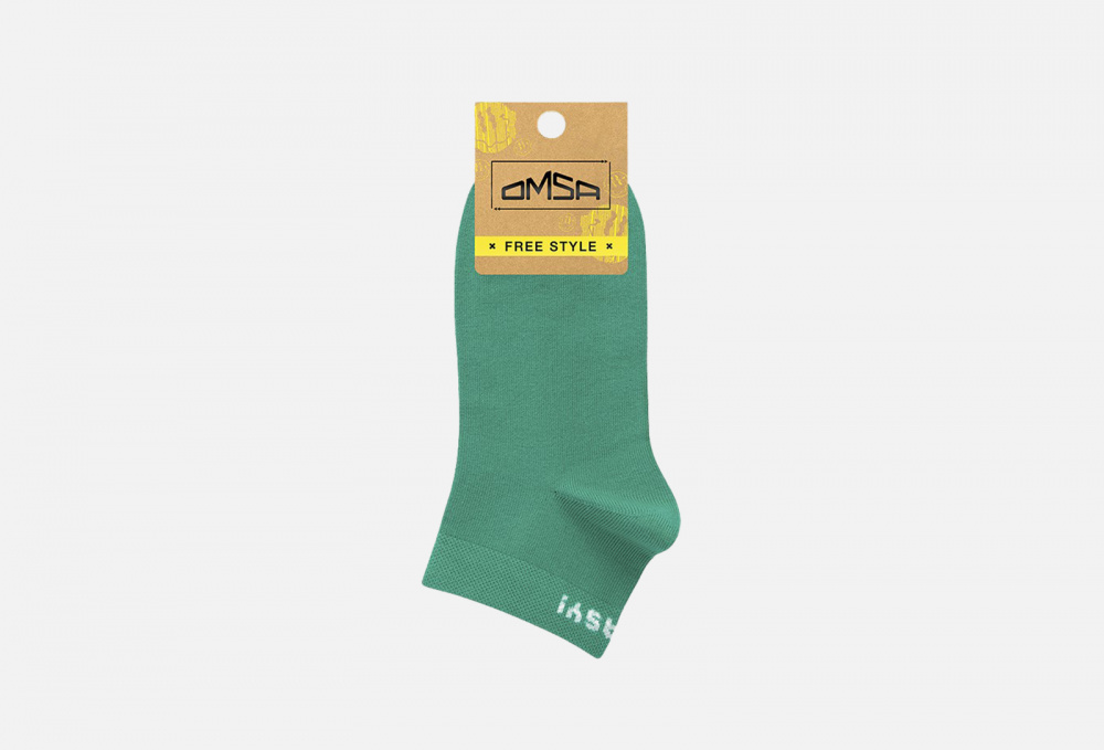 Носки OMSA С Надписью, Зеленый 45-47 размер