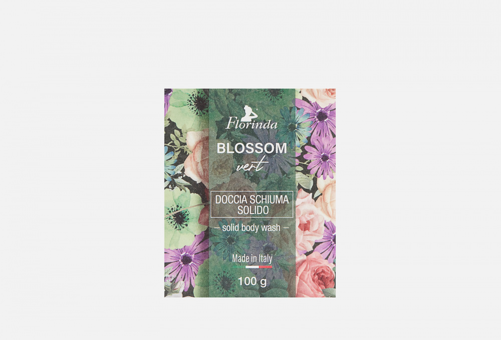 Твердый гель для душа FLORINDA Solid Shower Gel Blossom Vert 100 гр