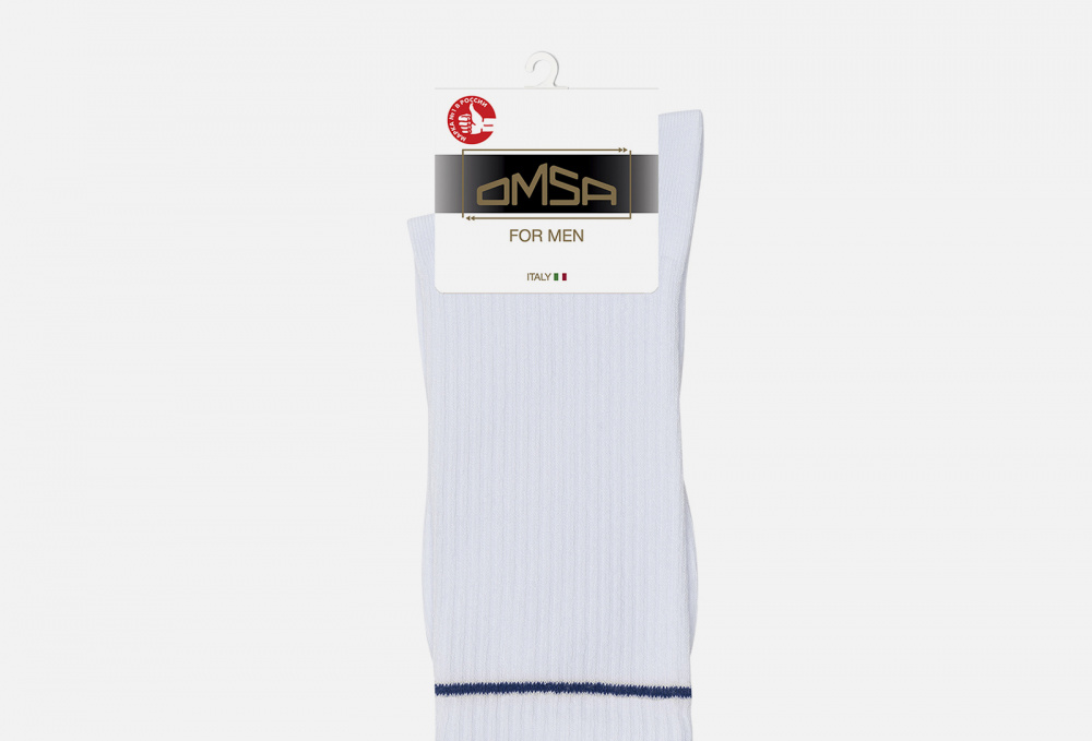 Носки OMSA Bianco, Blu 45-47 размер