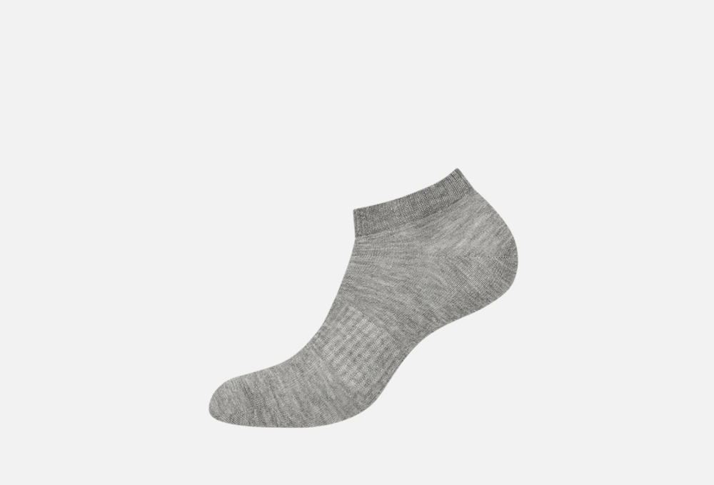 Носки OMSA Укороченные Серый Меланж 39-41 размер