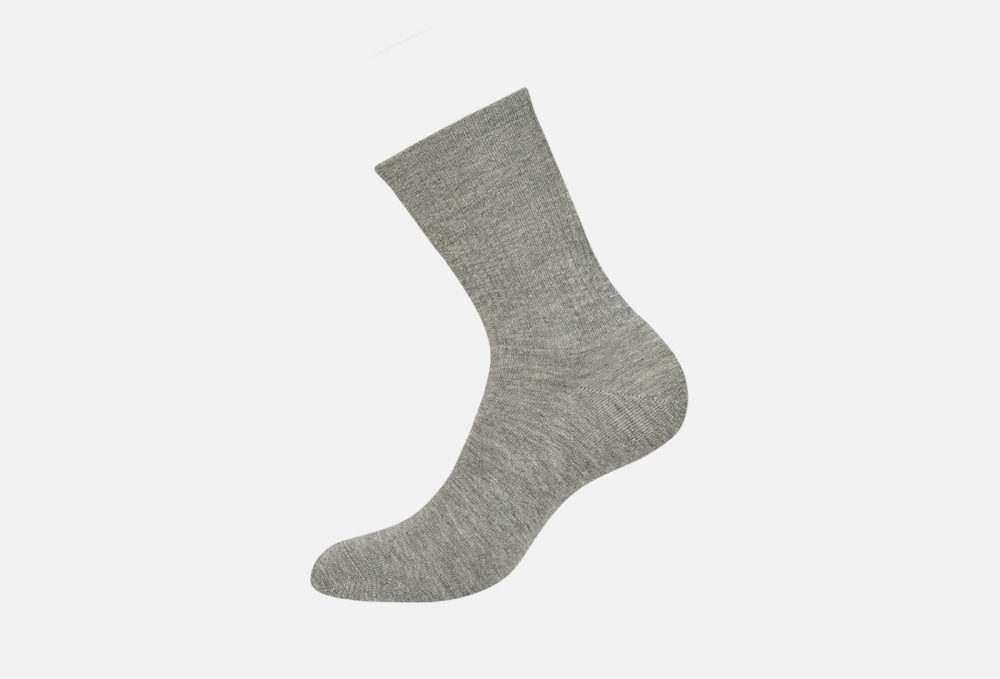 Носки OMSA С Высокой Резинкой Серый Меланж 35-38 размер