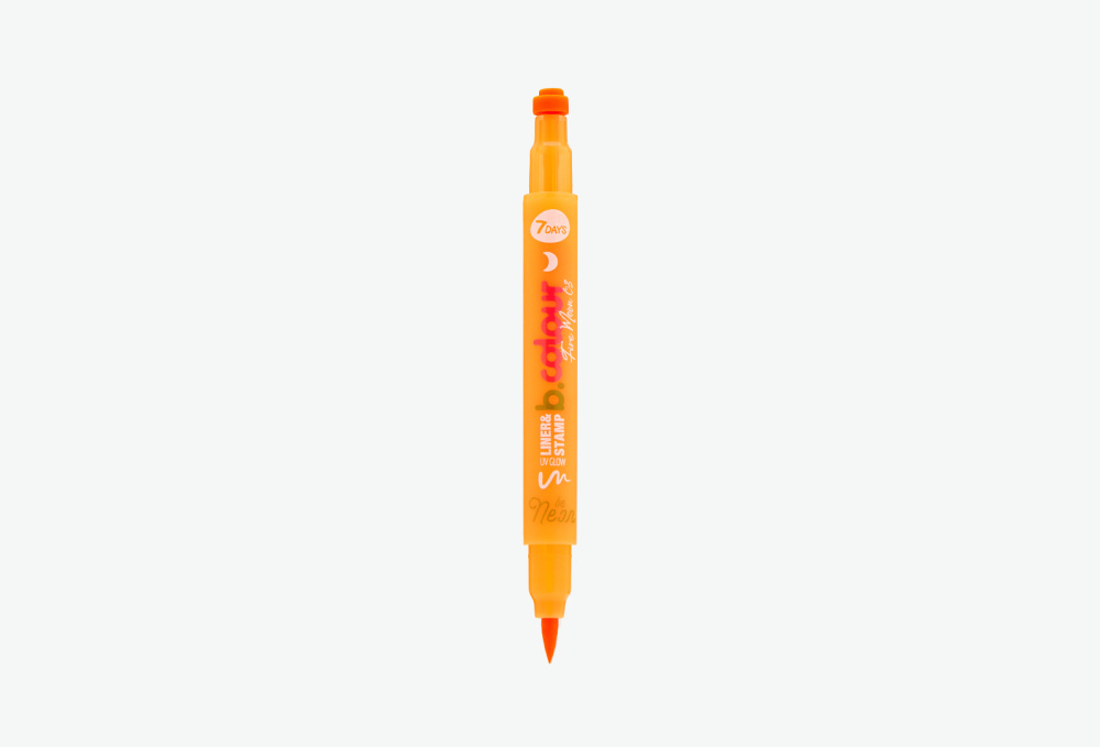 Подводка-штамп для макияжа 7DAYS, цвет оранжевый