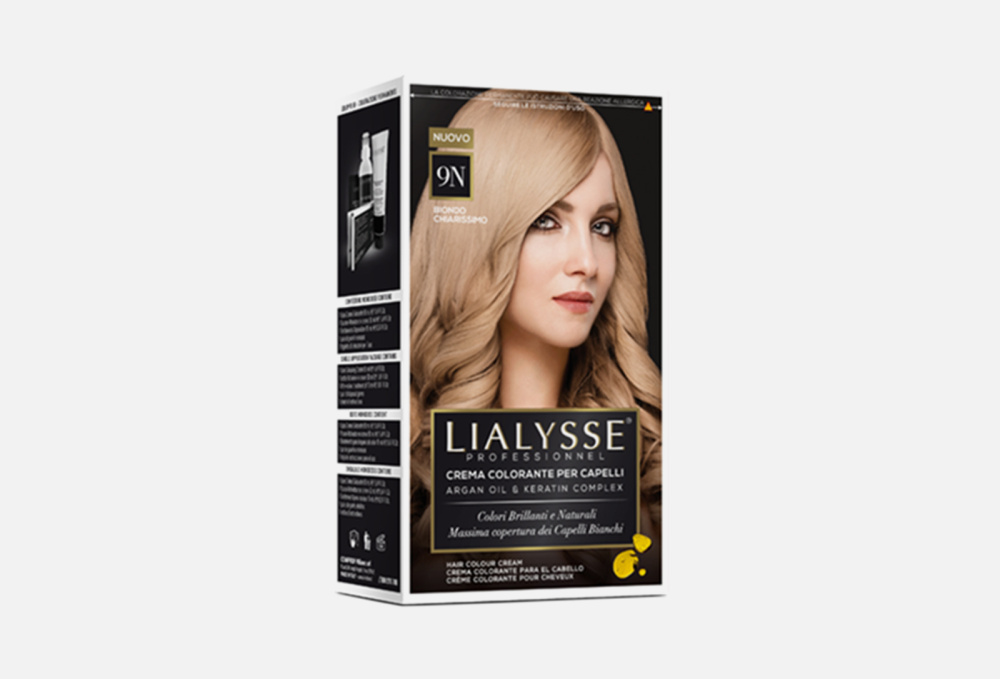 Крем-краска для волос LIALYSSE, цвет серебряный - фото 1