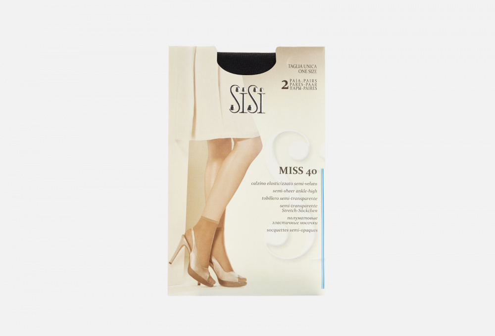 Носки SISI Miss Черные 40 Den O/S размер