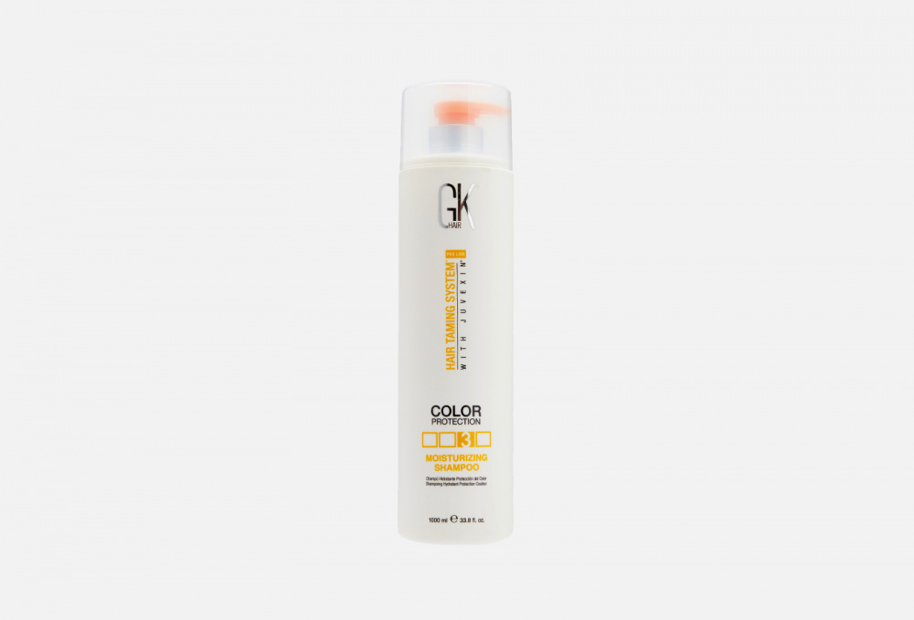 Увлажняющий Шампунь Защиты Цвета GKHAIR Moisturizing Shampoo Color Protection 1000 мл
