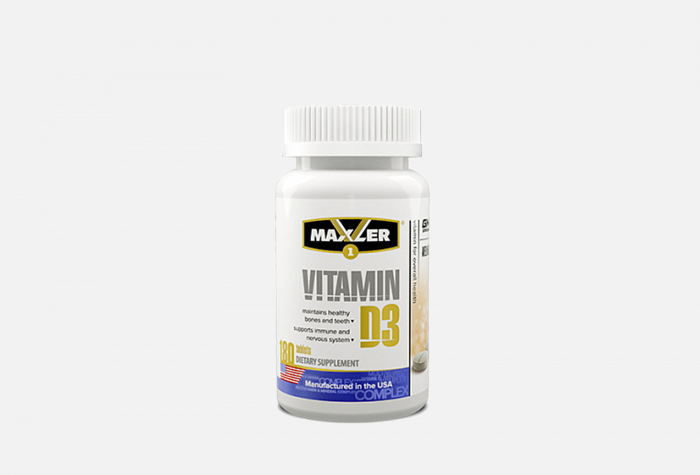 Витамины MAXLER Vitamin D3 1200 180 шт