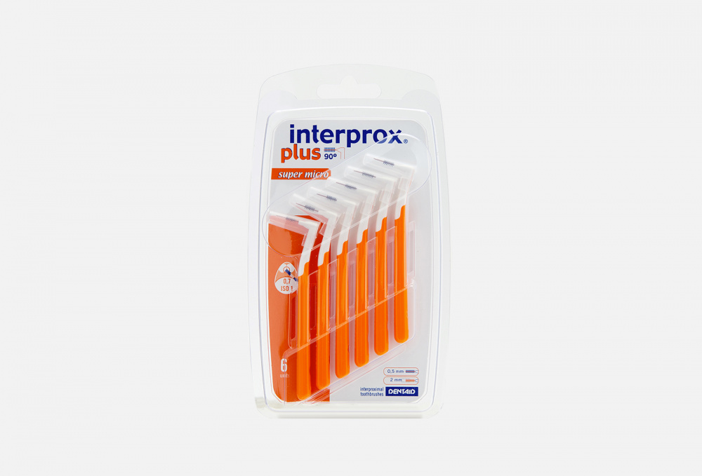 Межзубный ершик INTERPROX Plus Supermicro 6 шт цена и фото