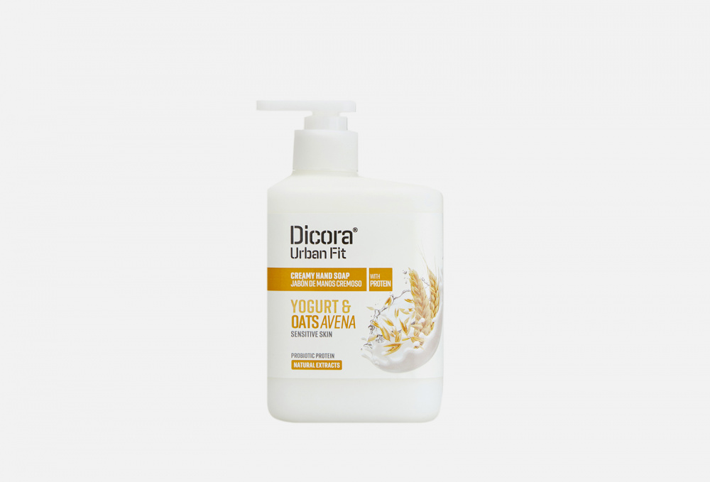Жидкое мыло для рук DICORA Yogurt Oats 500 мл