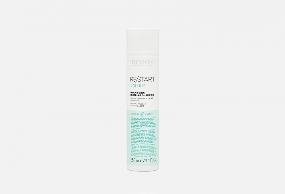 Мицеллярный шампунь для тонких волос REVLON PROFESSIONAL Re/start Volume Magnifing Micellar Shampoo 250 мл