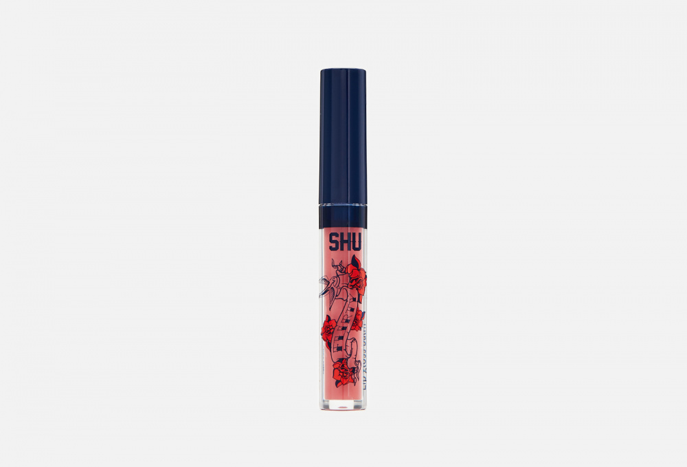 Блеск-бальзам для губ SHU, цвет красный - фото 1
