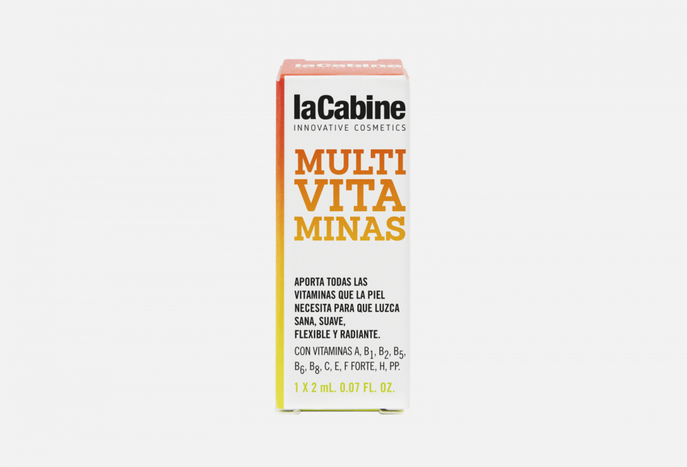 Концентрированная сыворотка в ампулах с 11 витаминами, 1 х 2 мл LACABINE Lacabine- Multivitamins Ampoules 2 мл