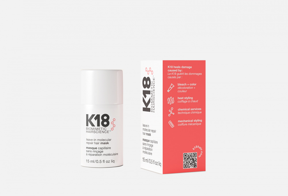Несмываемая маска для молекулярного восстановления волос K18 - фото 1