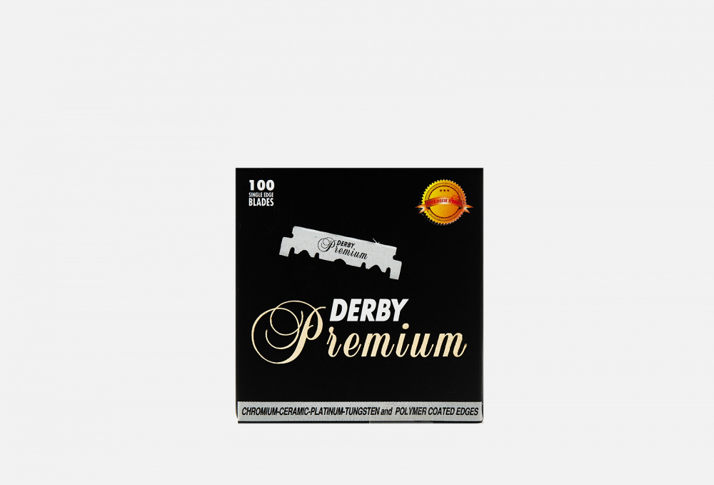Лезвия для шаветок DERBY Premium 100 шт