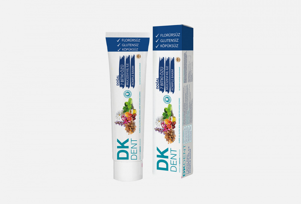 Зубная паста DKDENT 7 Natural Herb Extract Toothpaste 75 мл 