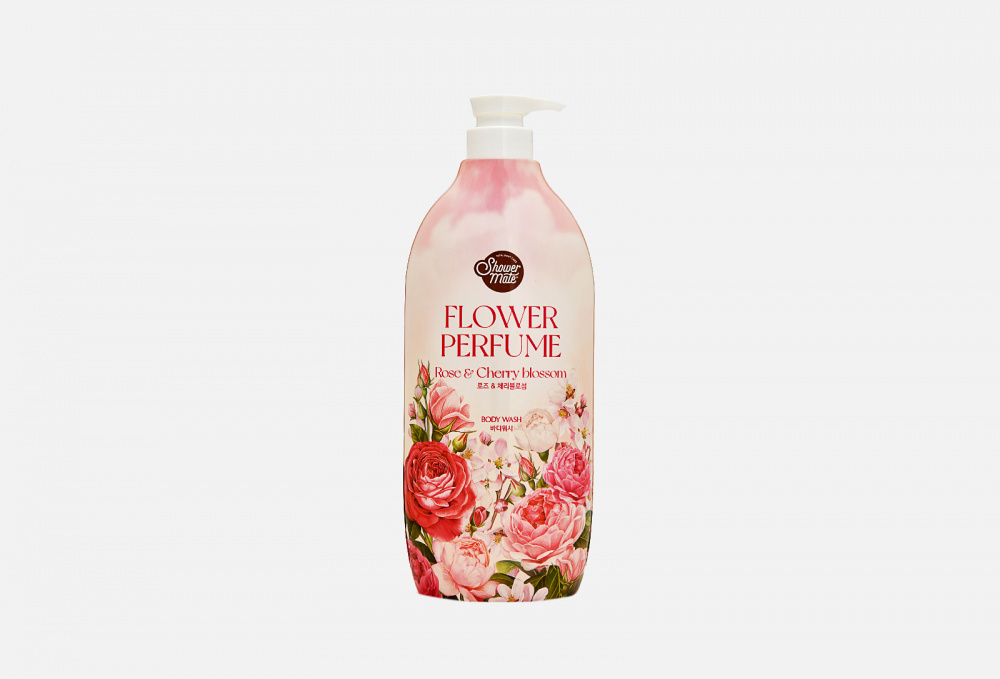 Гель для душа KERASYS Flower Perfume Pink Flower Body Wash 900 гр цена и фото