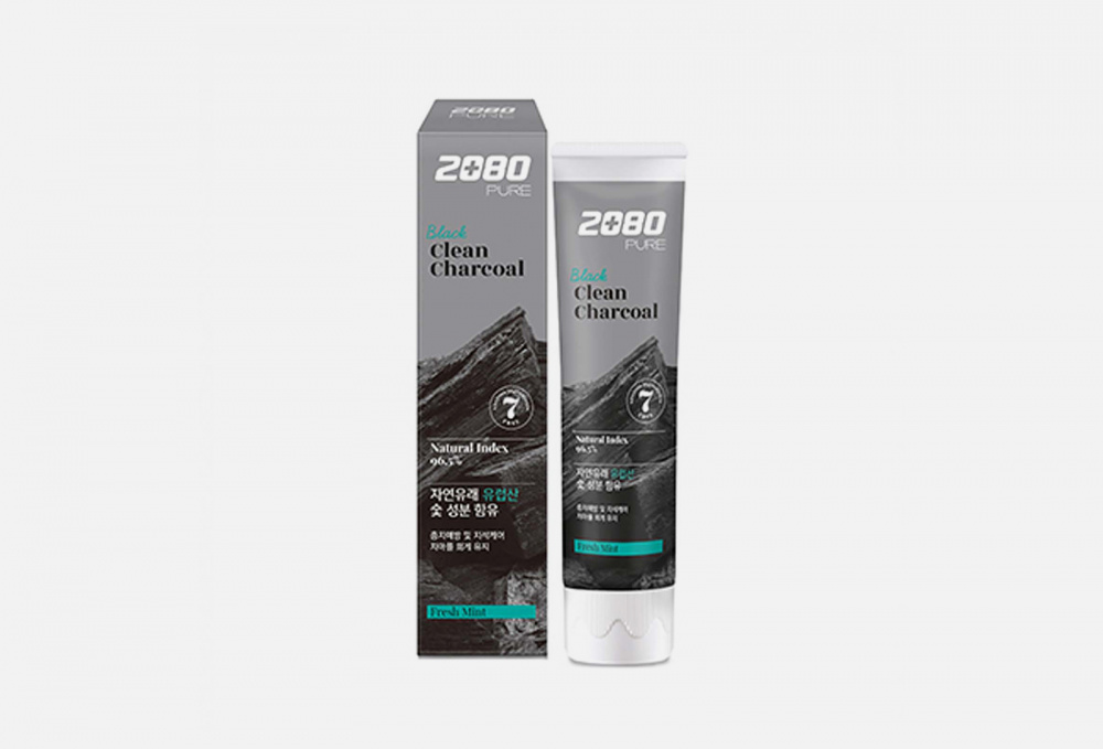 Зубная паста DENTAL CLINIC 2080 Pure Charcoal 125 гр
