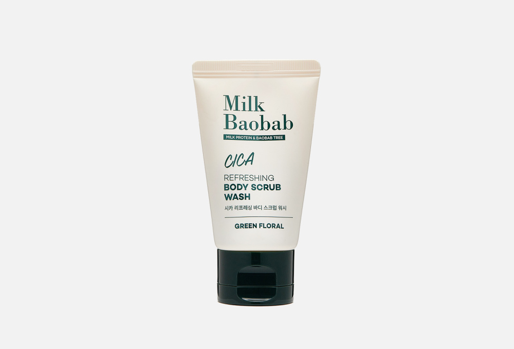 Гель-скраб для душа MILK BAOBAB Milkbaobab Cica Refreshing Body Scrub Wash Travel Edition 30 мл