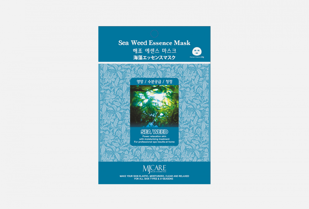 Маска тканевая для лица MIJIN CARE Facial Mask With Sea Weed 23 гр