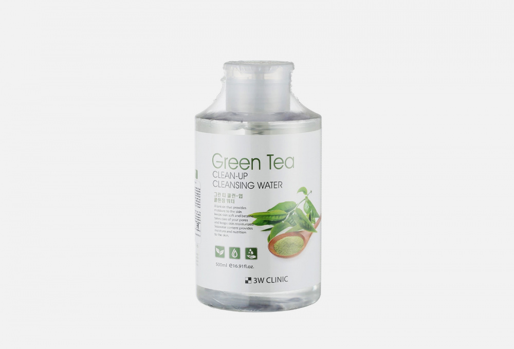 Очищающая вода с экстрактом зеленого чая