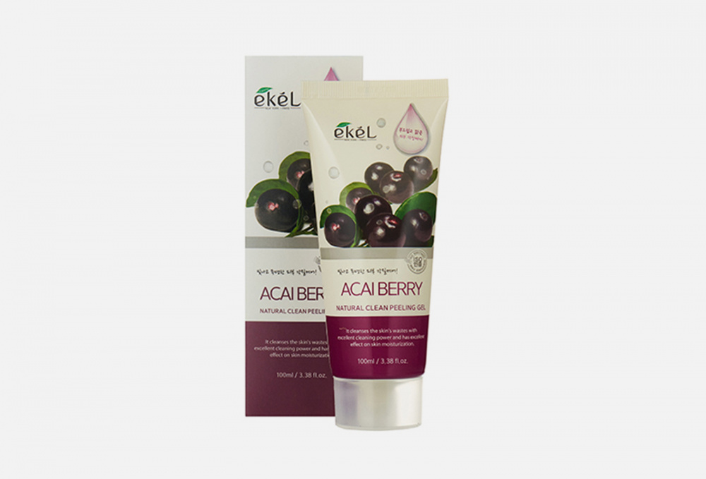 Пилинг-скатка EKEL Natural Clean Peeling Gel Acai Berry 100